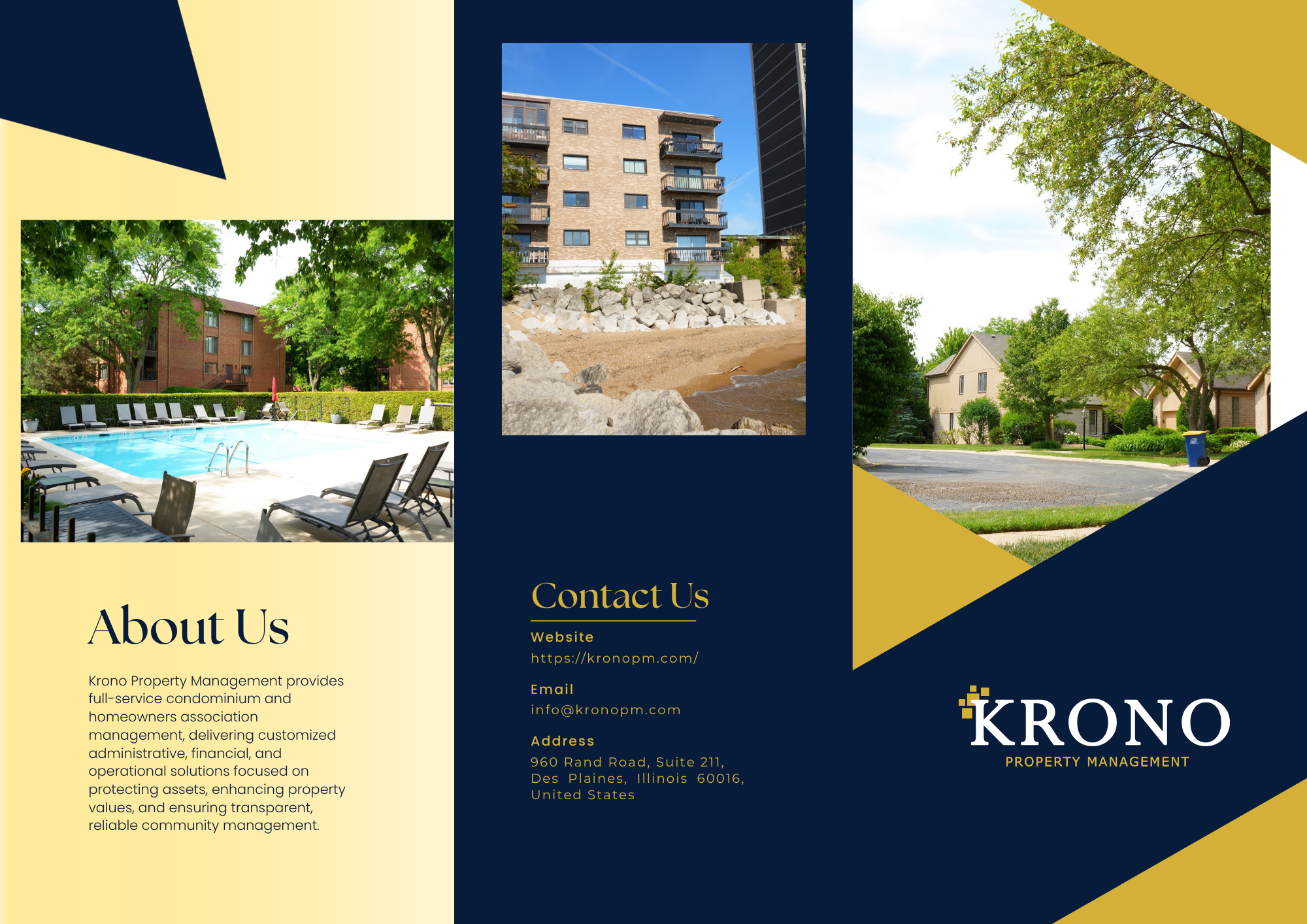 Brochure front page preview
